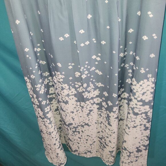 Noracora Womens Floral Print Maxi Dress Long Sleeve Size S 100% Polyester - Picture 3 of 9